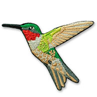 Bird Collective Ruby-Throated Hummingbird Patch